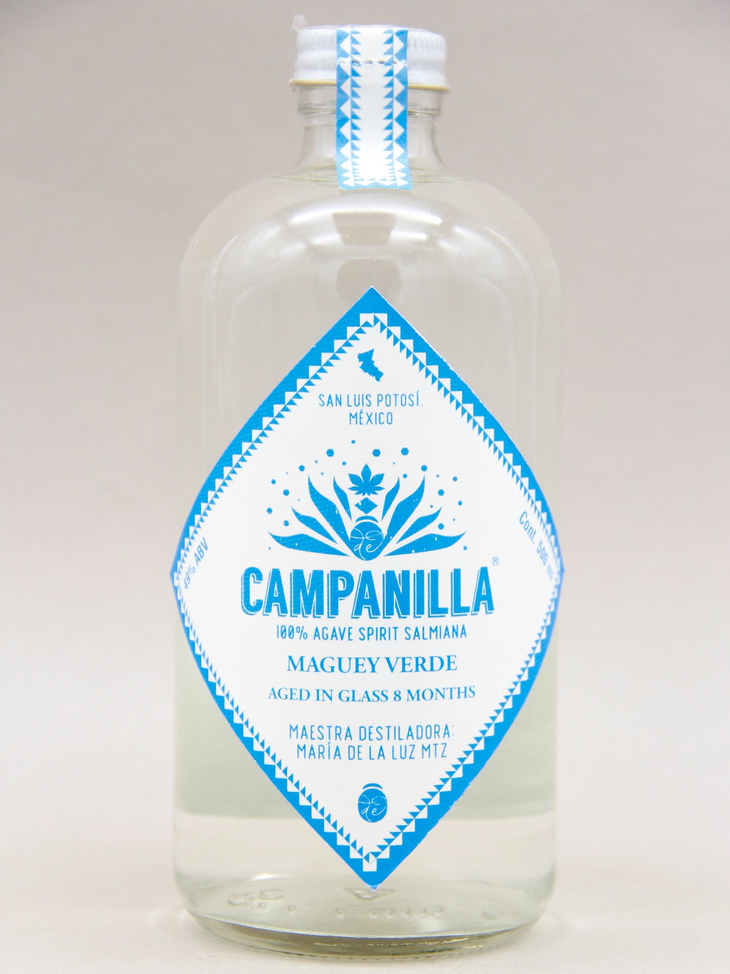 Campanilla, Destilado de Agave Salmiana, Maguey Verde 2022 (49%, 50cl)