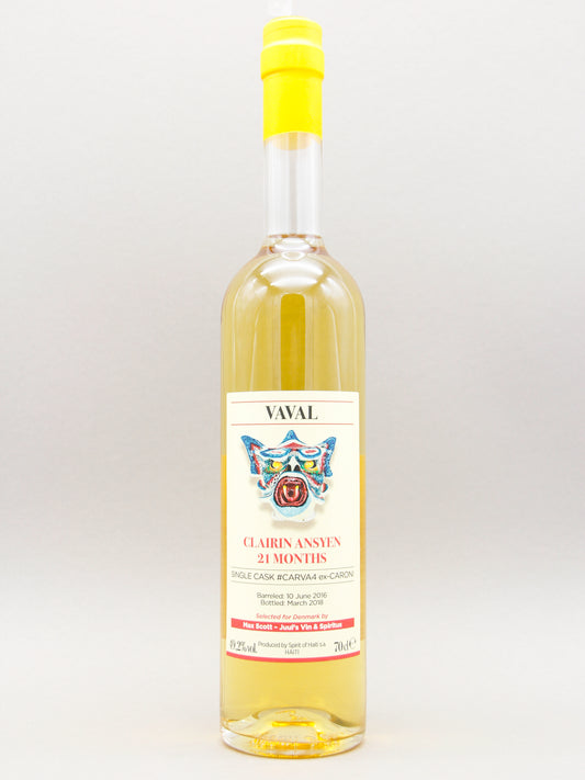 Clairin Ansyen, Vaval Haiti, 21 Months, Single Caroni Cask (49,2%, 70cl)