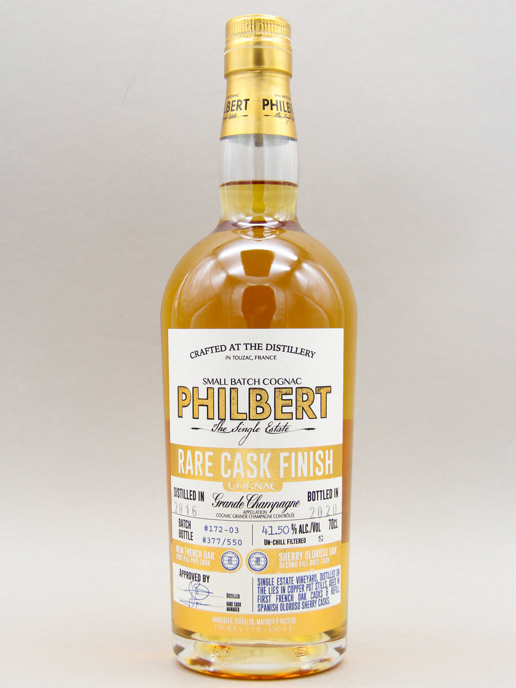 Cognac Philbert Single Estate Rare Cask Oloroso Sherry (40%, 70cl)