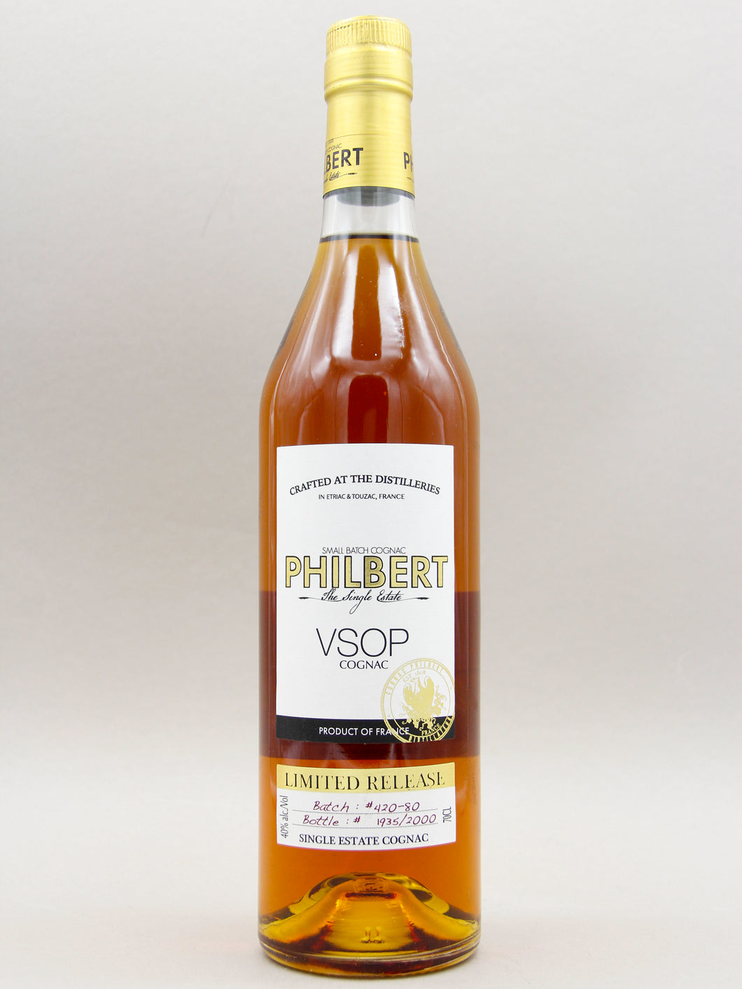 Cognac Philbert Single Estate VSOP (40%, 70cl)