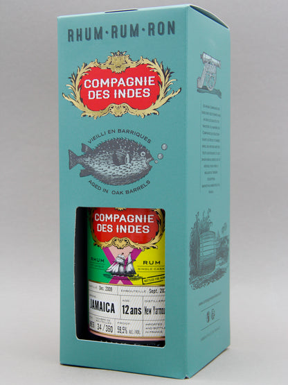 Compagnie Des Indes New Yarmouth JNE16 Rum, 12 years, Jamaica, Bottled for DK (59.5%, 70cl)