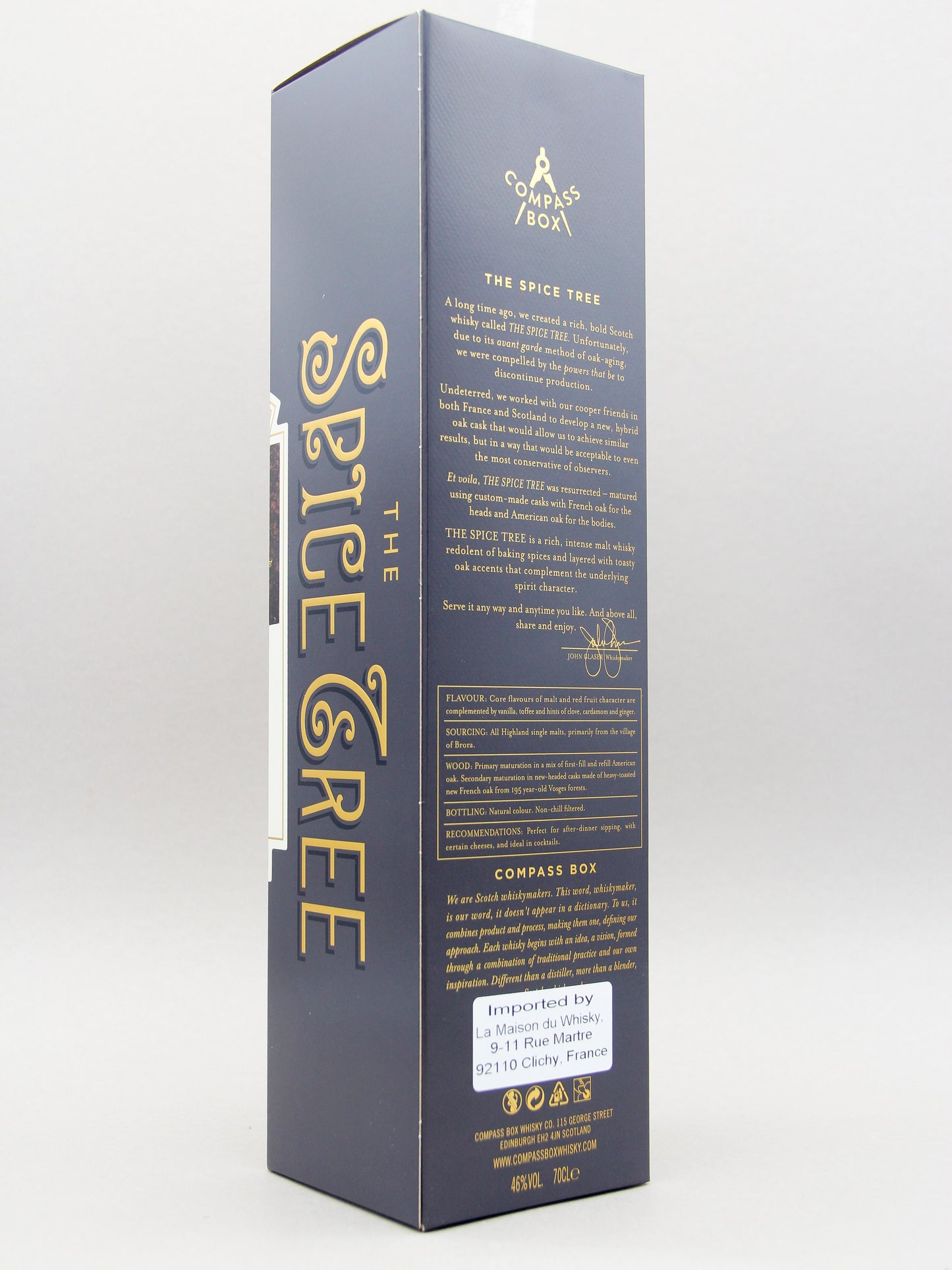 Compass Box The Spice Tree, Blended Scotch Whisky (46%, 70cl)