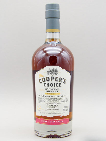 Cooper's Choice, Smoking Sherry, Caol Ila, Sherry Cask Finish, Single Malt Scotch Whisky (55.5%, 70cl)