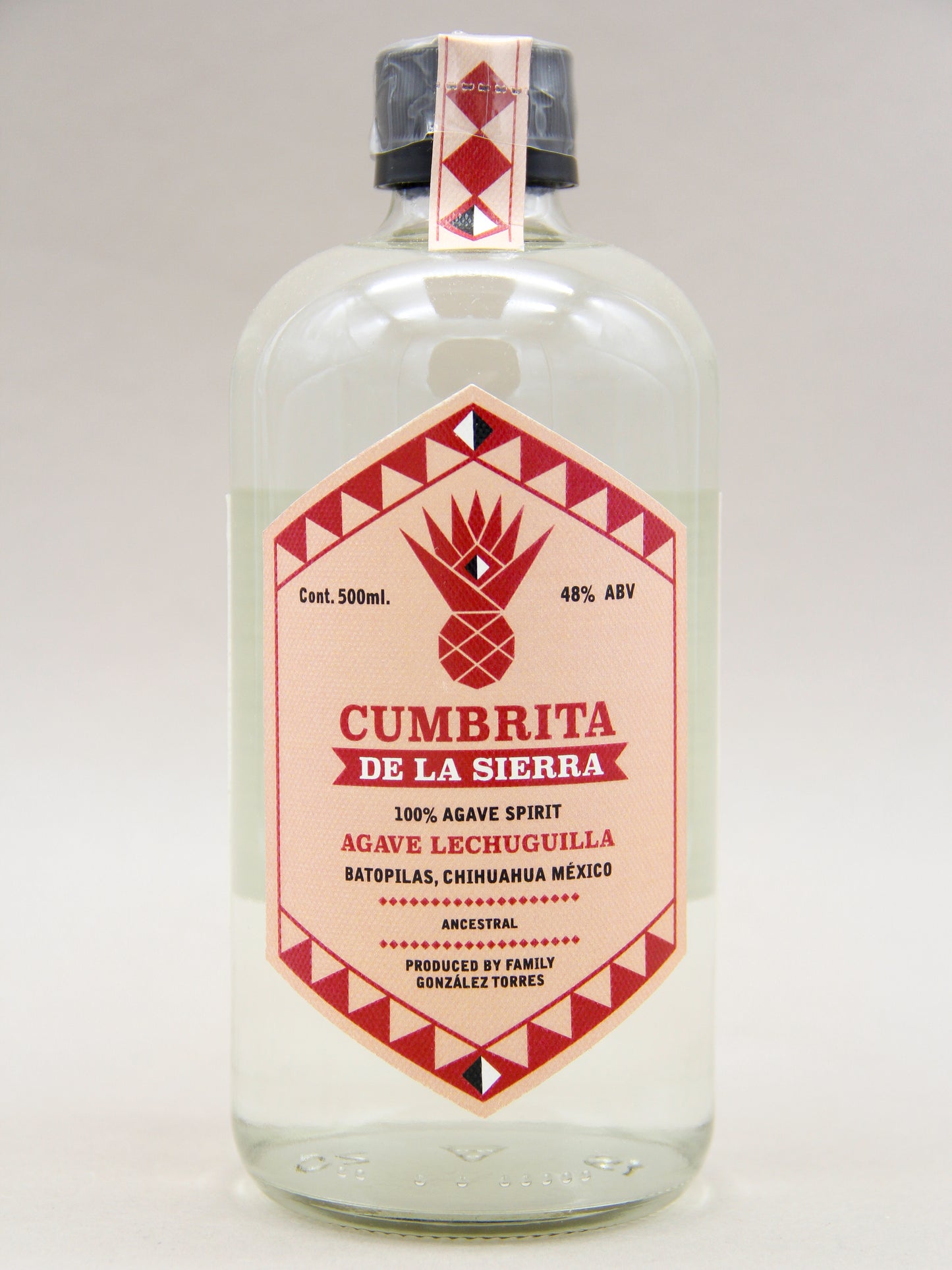 Cumbrita De La Sierra, 100% Agave Spirit, Agave Lechuguilla, Ancestral (48%, 50cl)