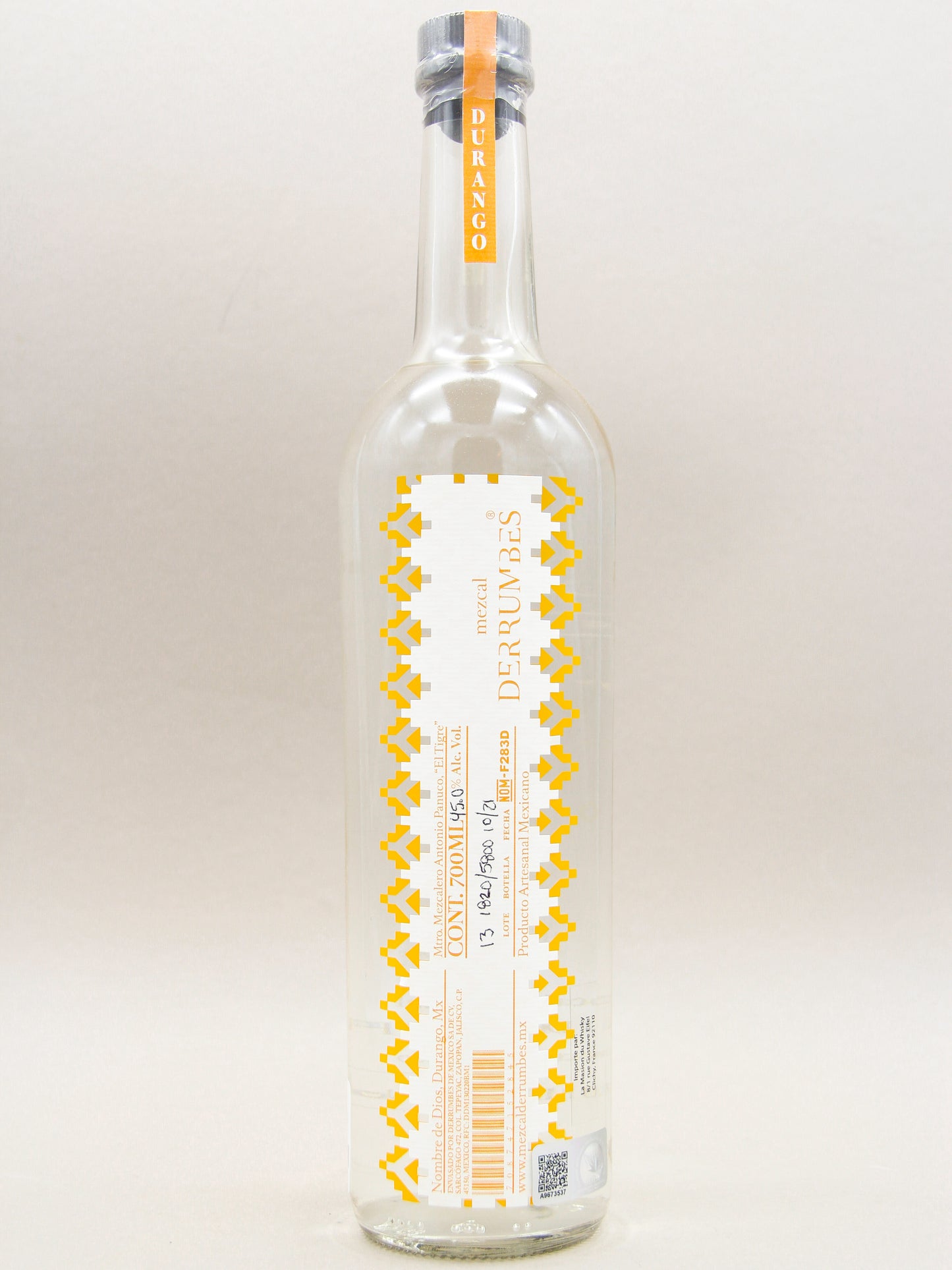 Derrumbes Mezcal, Cenizo, Durango (70cl)