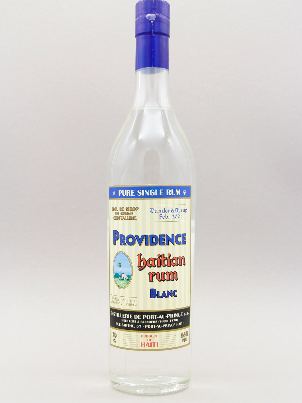 Providence, Dunder & Syrup, Haitian Rum Blanc (56%, 70cl)