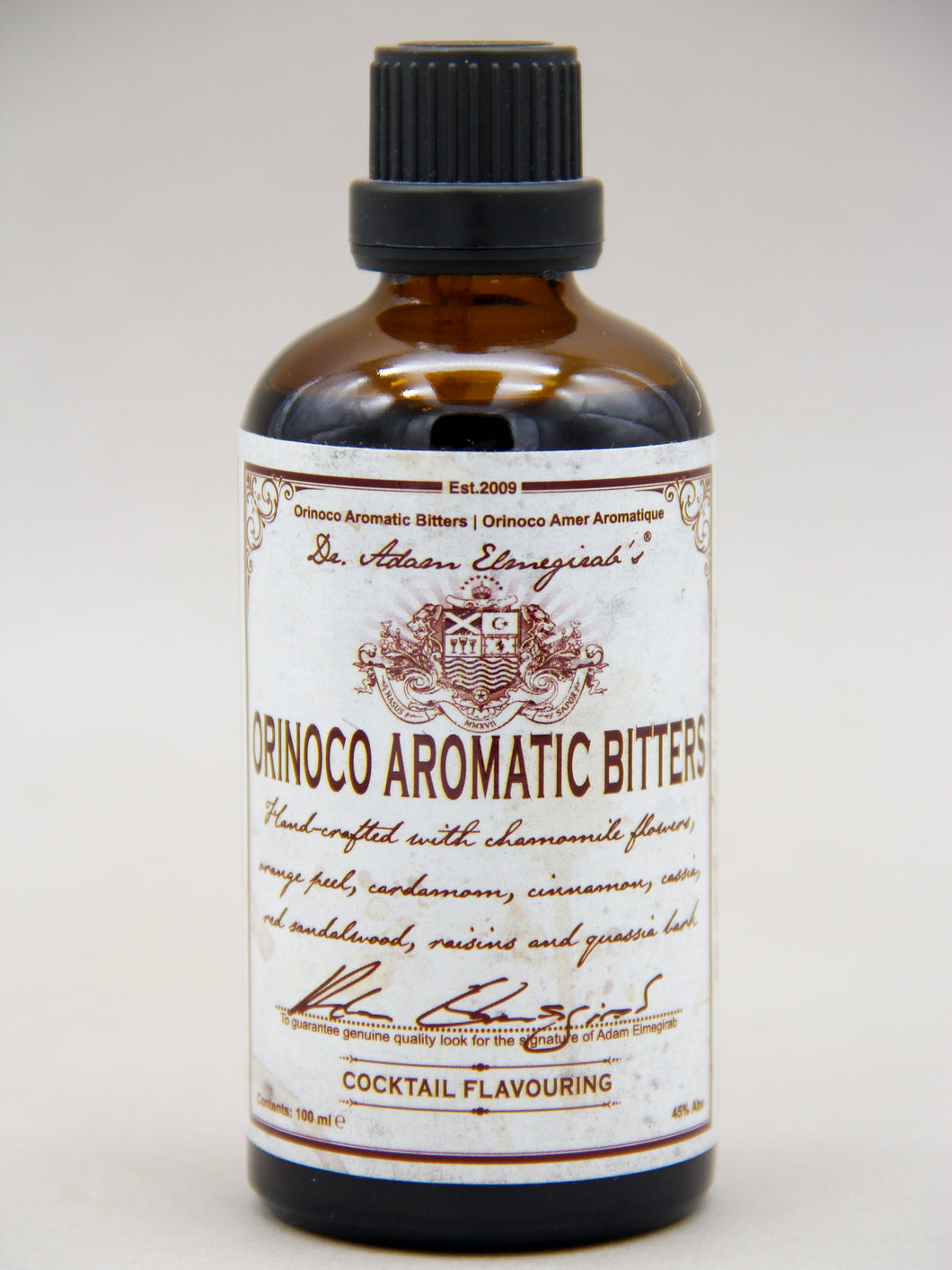 Dr Adam Elmegirab's Orinoco Aromatic Bitters (45%, 10cl)