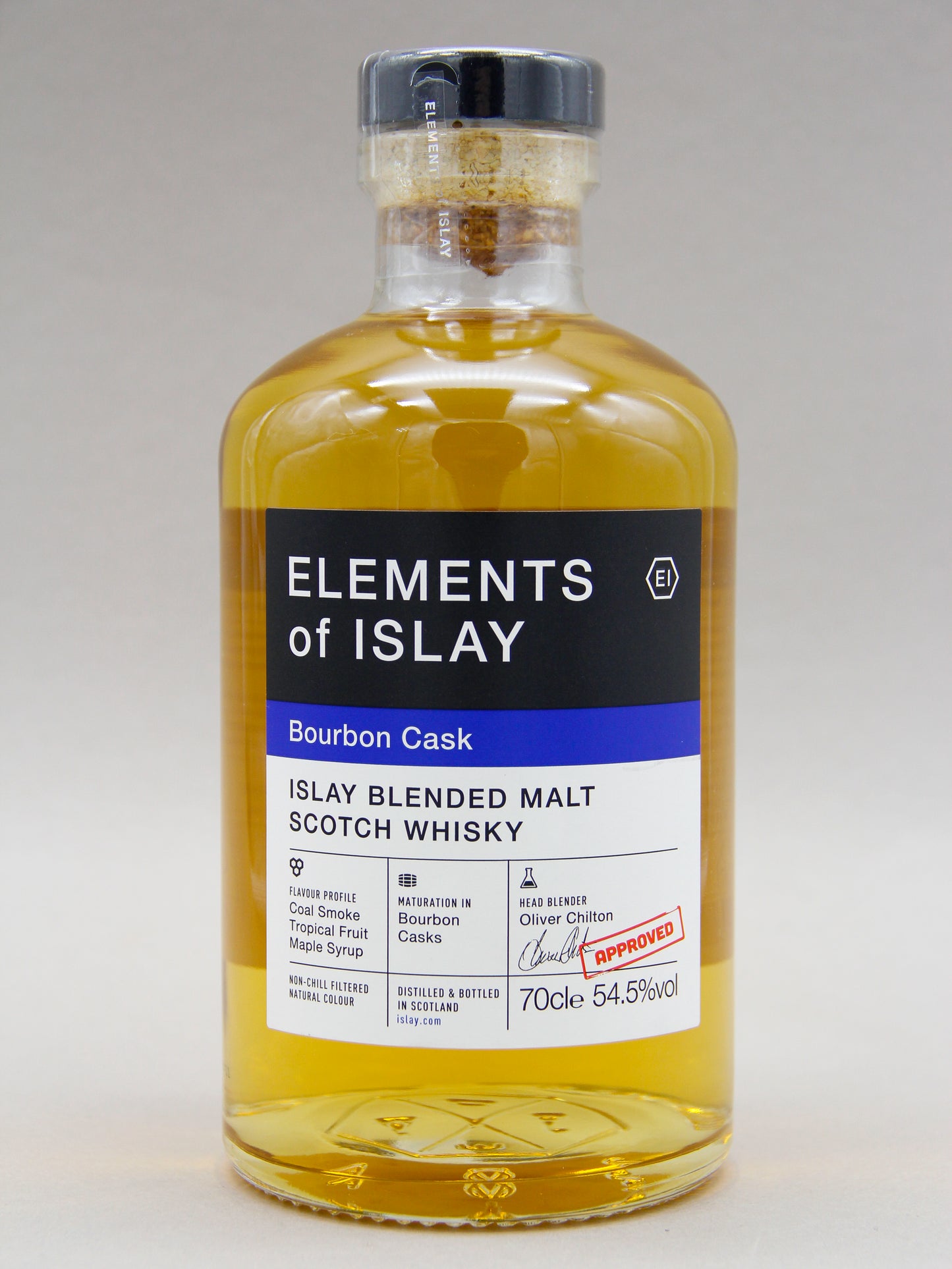 Elements of Islay, Bourbon Cask, Islay Blended Malt Scotch Whisky (54.5%, 70cl)