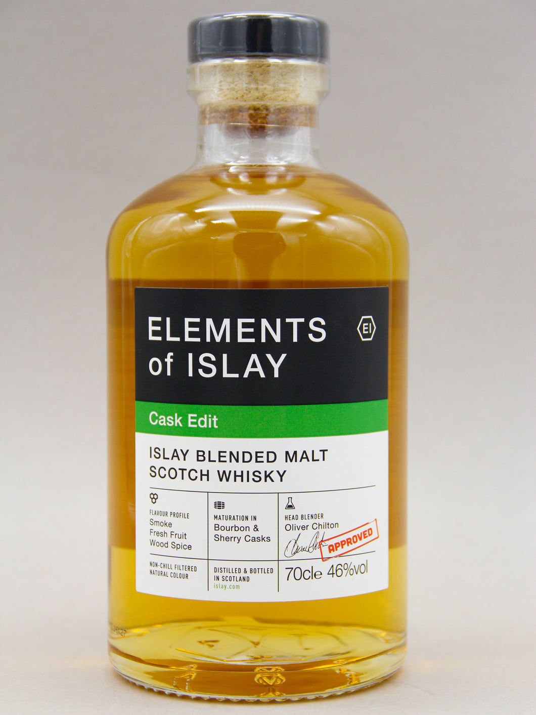 Elements of Islay, Cask Edit, Islay Blended Malt Scotch Whisky (46%, 70cl)