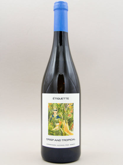 Etiquette, Crisp and Tropical, alcohol-free white wine, Denmark (0.08%, 75cl)