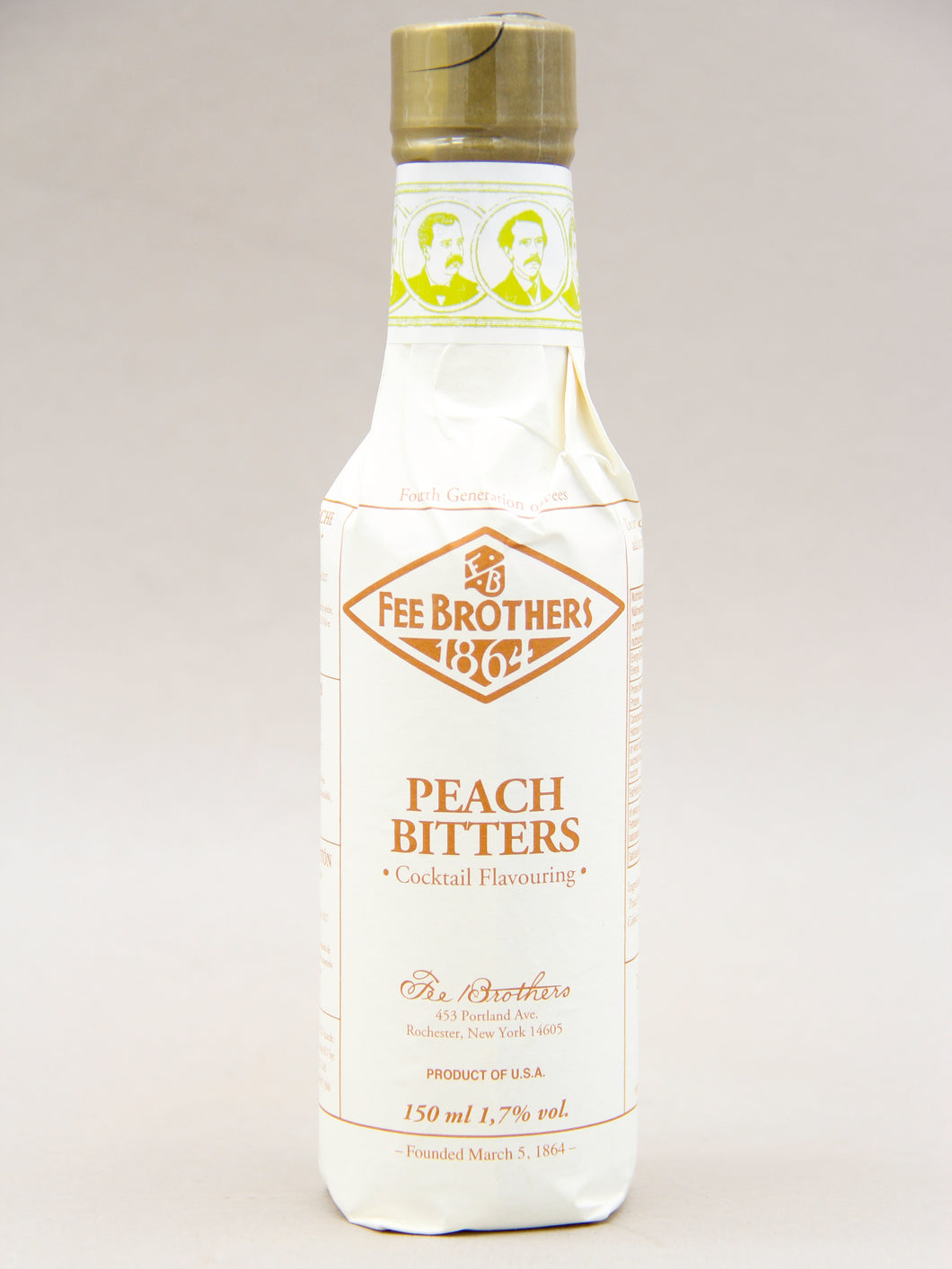Fee Brothers Peach Bitters (1.7%, 5oz)