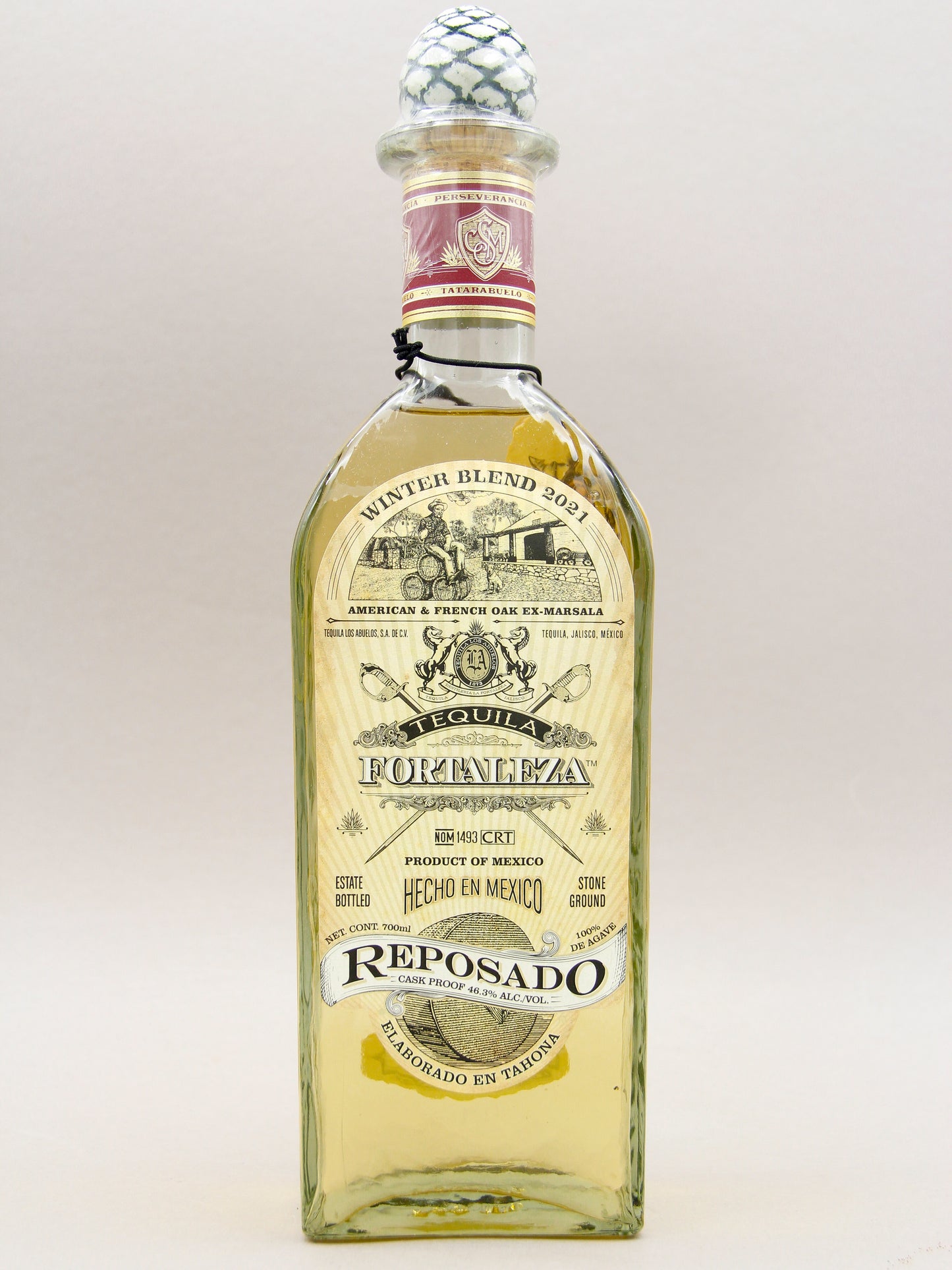 Fortaleza Reposado Tequila, Winter Blend 2021, 100% Agave (46.3%, 70cl)