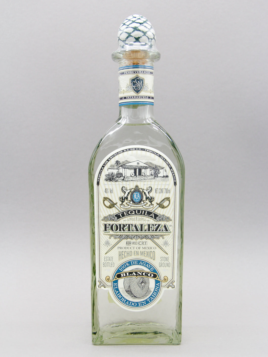 Fortaleza Blanco Tequila, 100% Agave (40%, 70cl)