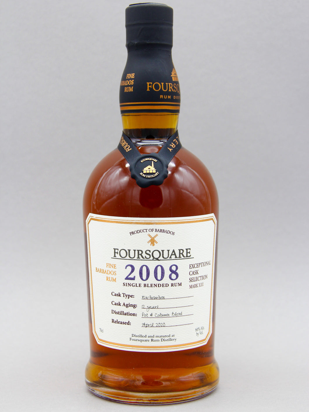 Foursquare Exceptional Cask Selection: 2008, Single Blended Rum, 12 Years, Barbados (60%, 70cl)