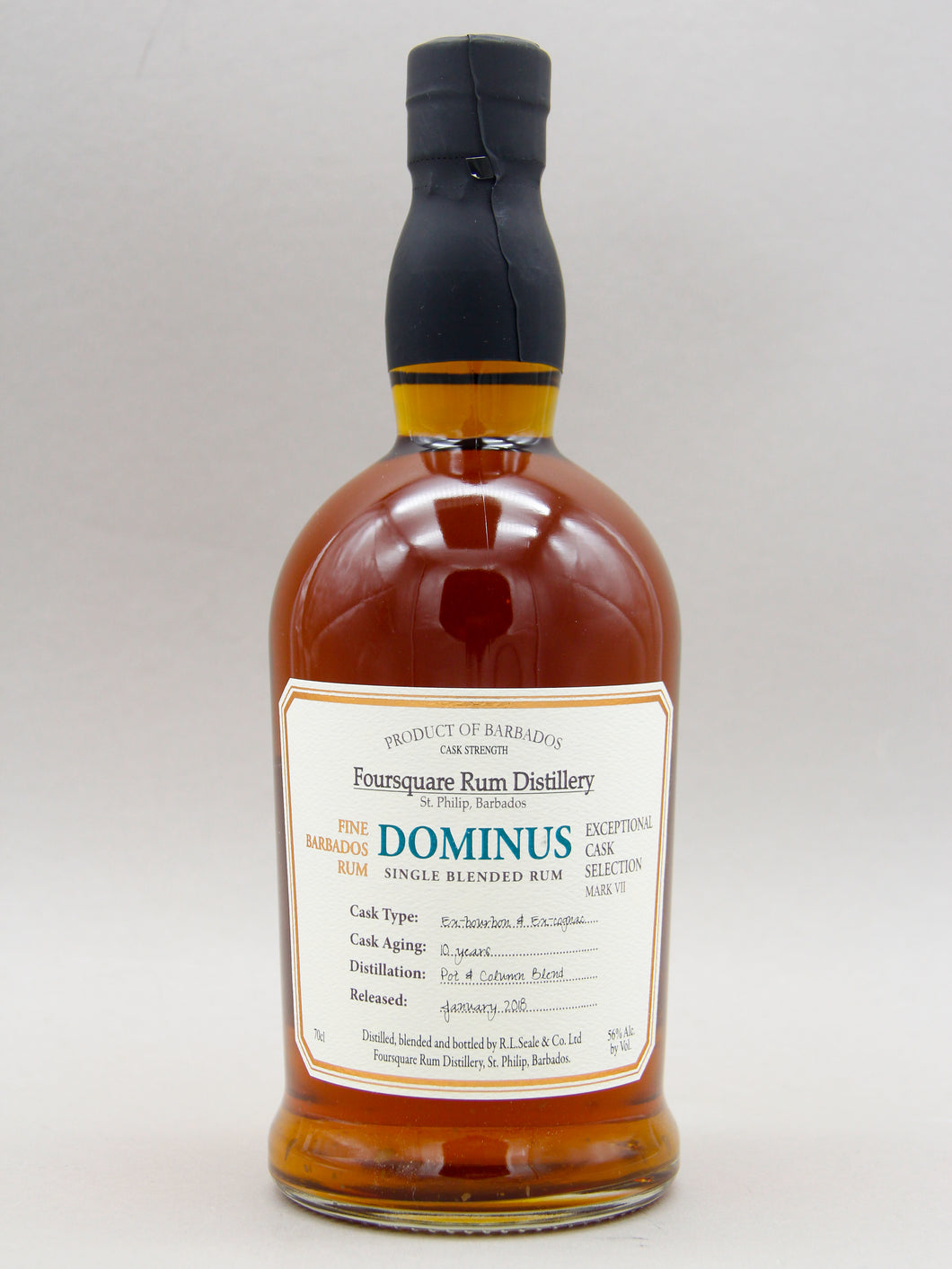 Foursquare Exceptional Cask Selection: Dominus, Single Blended Rum, 10 Years, Barbados (56%, 70cl)