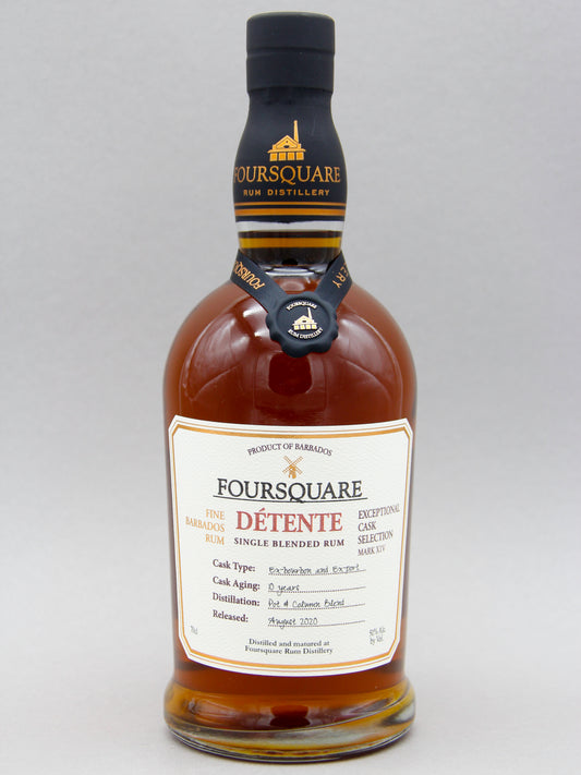 Foursquare Exceptional Cask Selection: Detente, 10 Years Barbados Single Blended Rum, Mark XIV (51%,70cl)