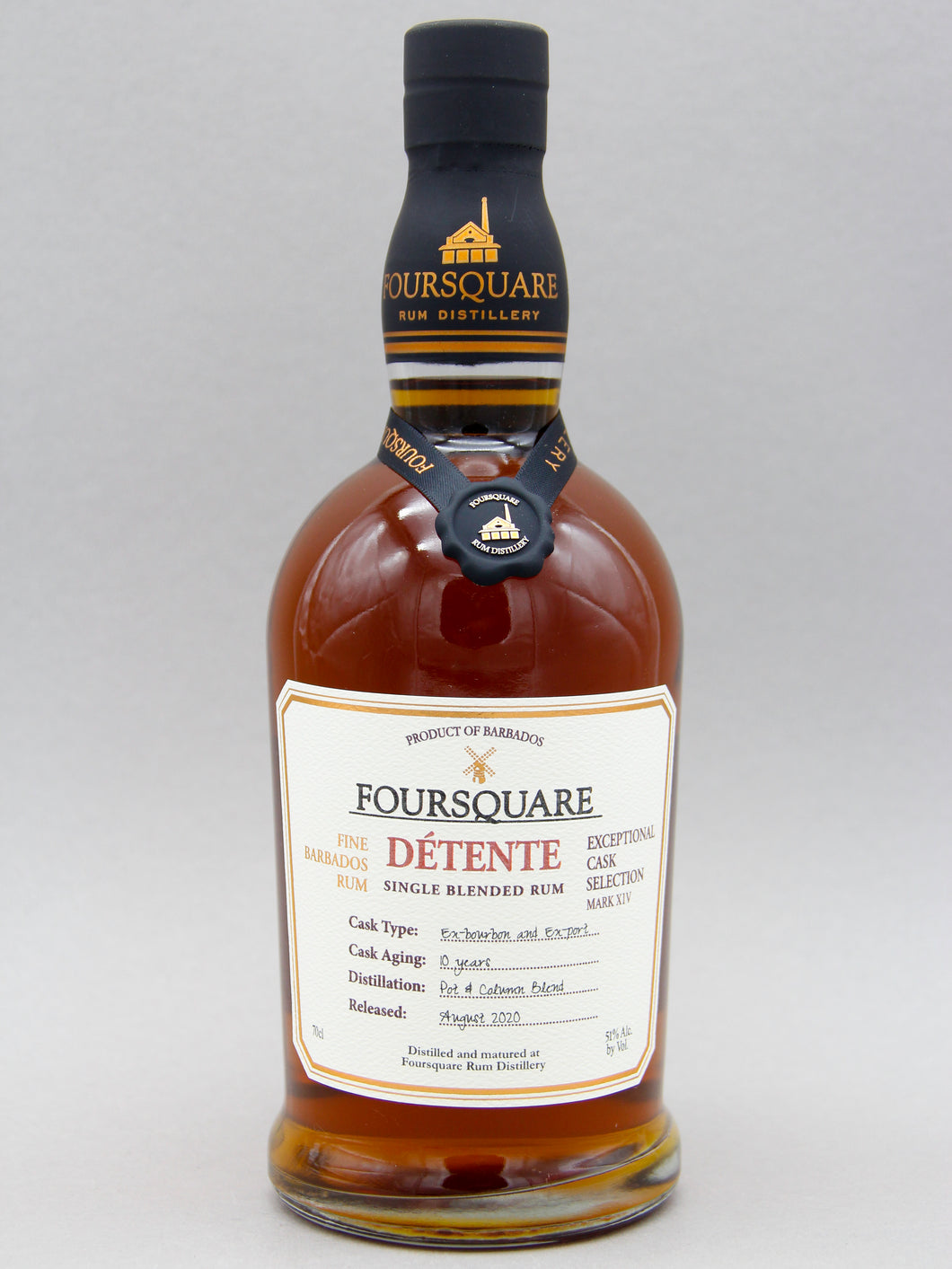 Foursquare Exceptional Cask Selection: Detente, 10 Years Barbados Single Blended Rum, Mark XIV (51%,70cl)
