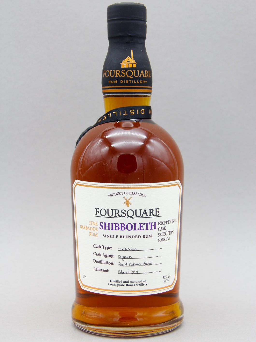 Foursquare Exceptional Cask Selection: Shibboleth 16 Years Barbados Single Blended Rum (56%,70cl)