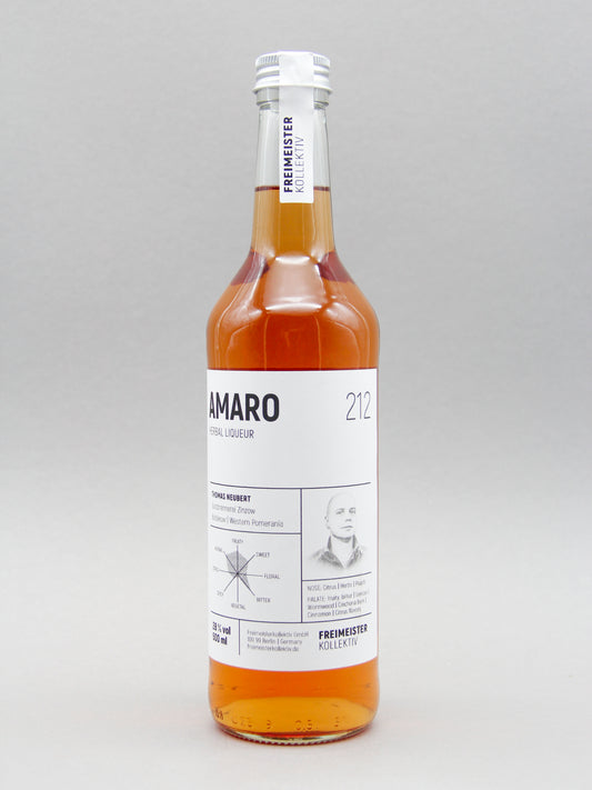 Freimeister Kollektiv, Amaro 212, Thomas Neubert, Bodekow, Vorpommern, Germany (28%, 50cl)