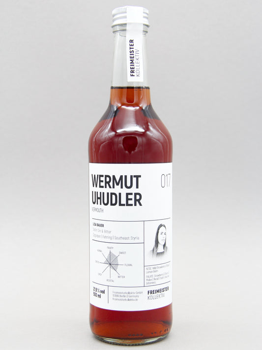 Freimeister Kollektiv, Wermut Uhudler 017, Vermouth, Lisa Bauer, Südoststeiermark, Austria  (22%, 50cl)
