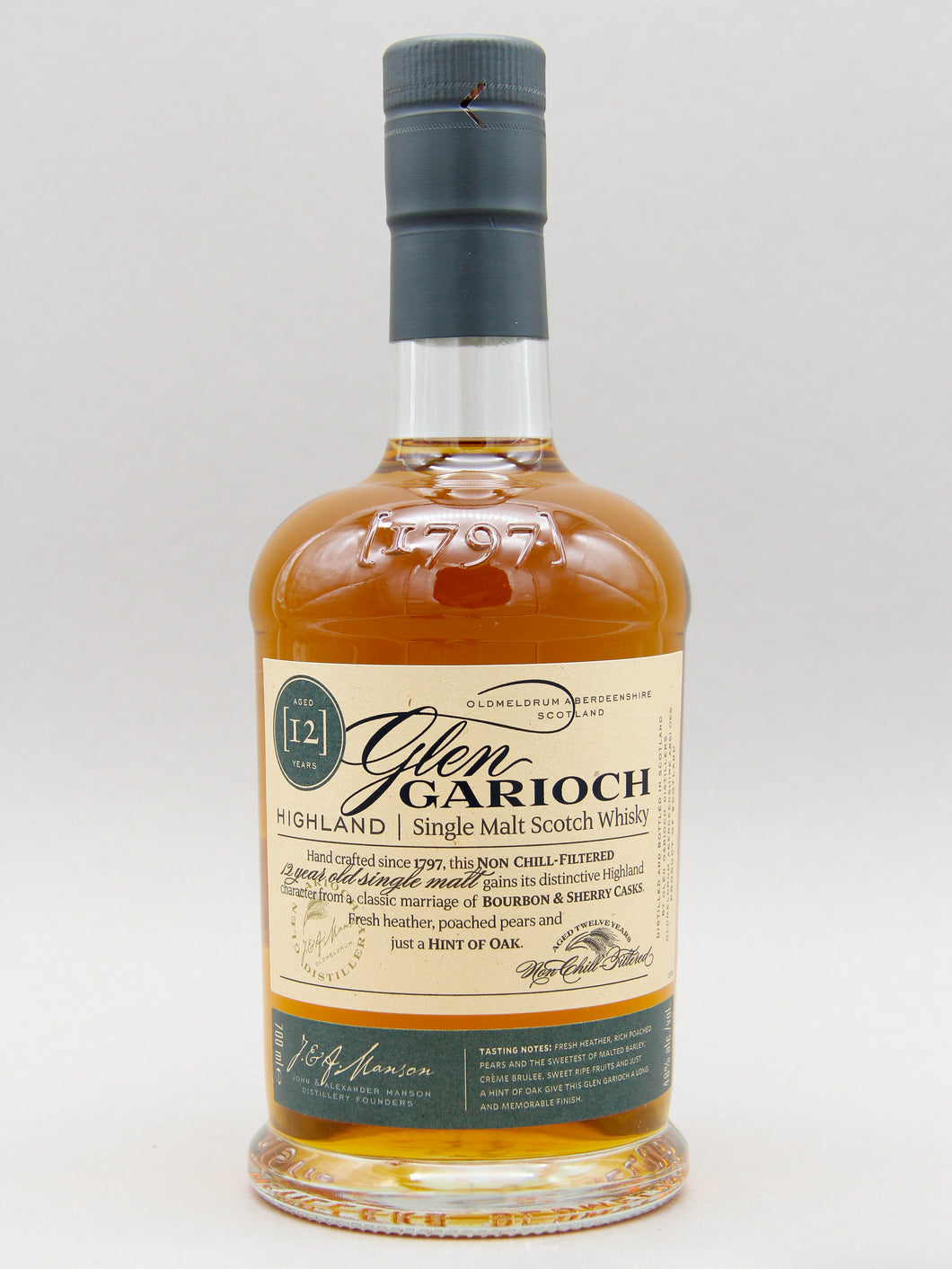Glen Garioch 12 Years, Highlands Single Malt Scotch Whisky (48%, 70cl)