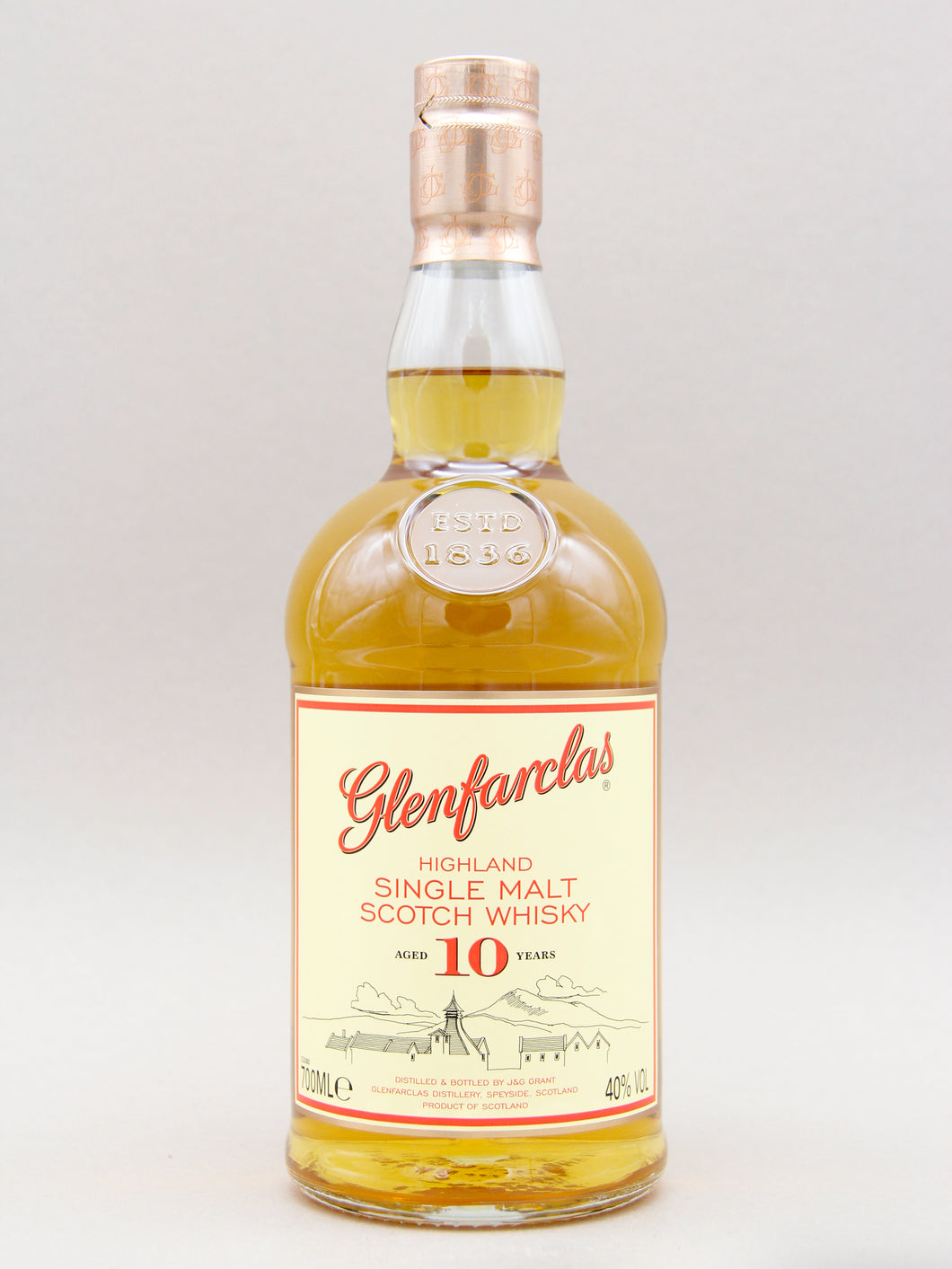 Glenfarclas 10 Years, Highland Single Malt Scotch Whisky (40%, 70cl)