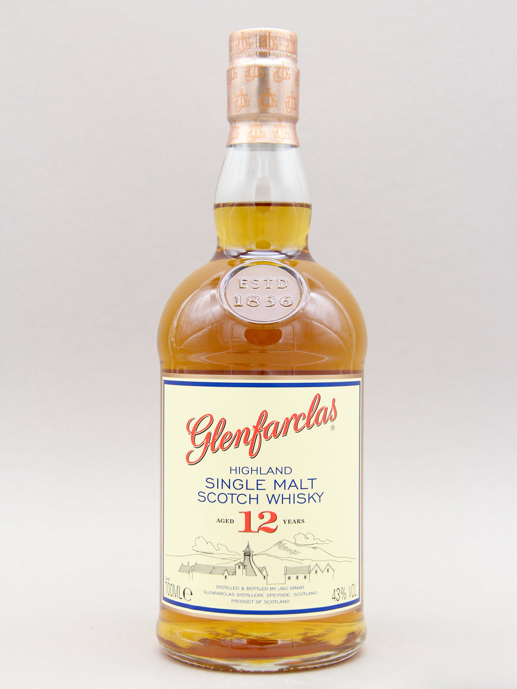 Glenfarclas 12 Years, Highland Single Malt Scotch Whisky (43%, 70cl)