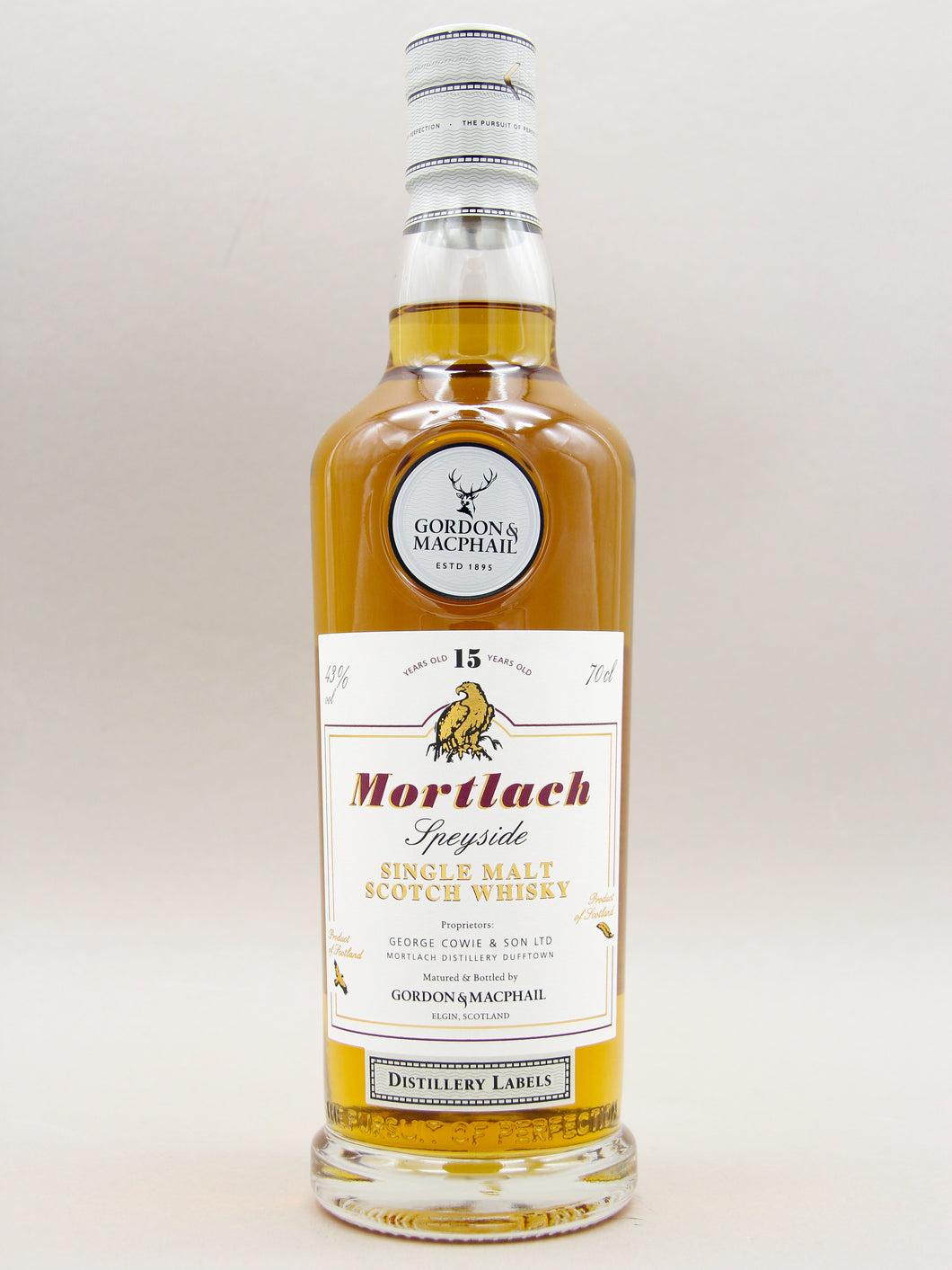 Gordon & Macphail, Distillery Labels, Mortlach 15 Years, Single Malt Scotch Whisky (43%, 70cl)