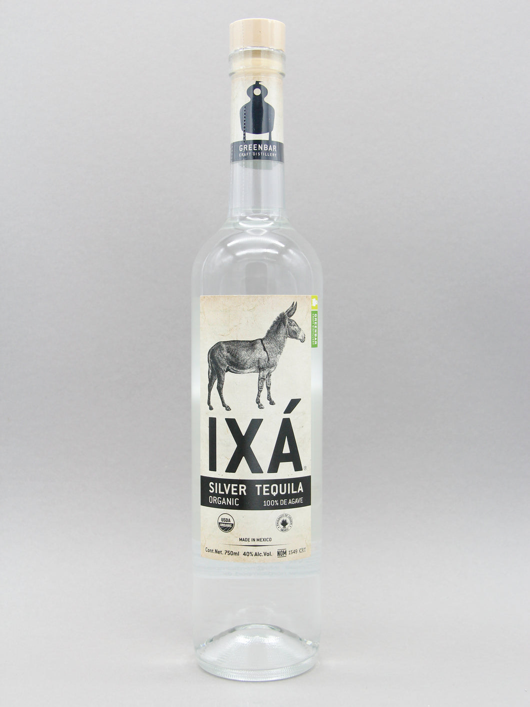 IXA Silver Tequila, 100% Agave, Organic (40%, 70cl)