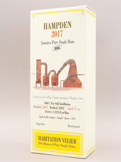 Habitation Velier, Hampden, DOK, Jamaica Pure Single Rum, Aged 5 years (60.5%, 70cl)