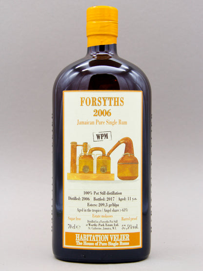 Habitation Velier, Forsyths 2006, WPM, Jamaica Pure Single Rum, Aged 11 years (57.5%, 70cl)