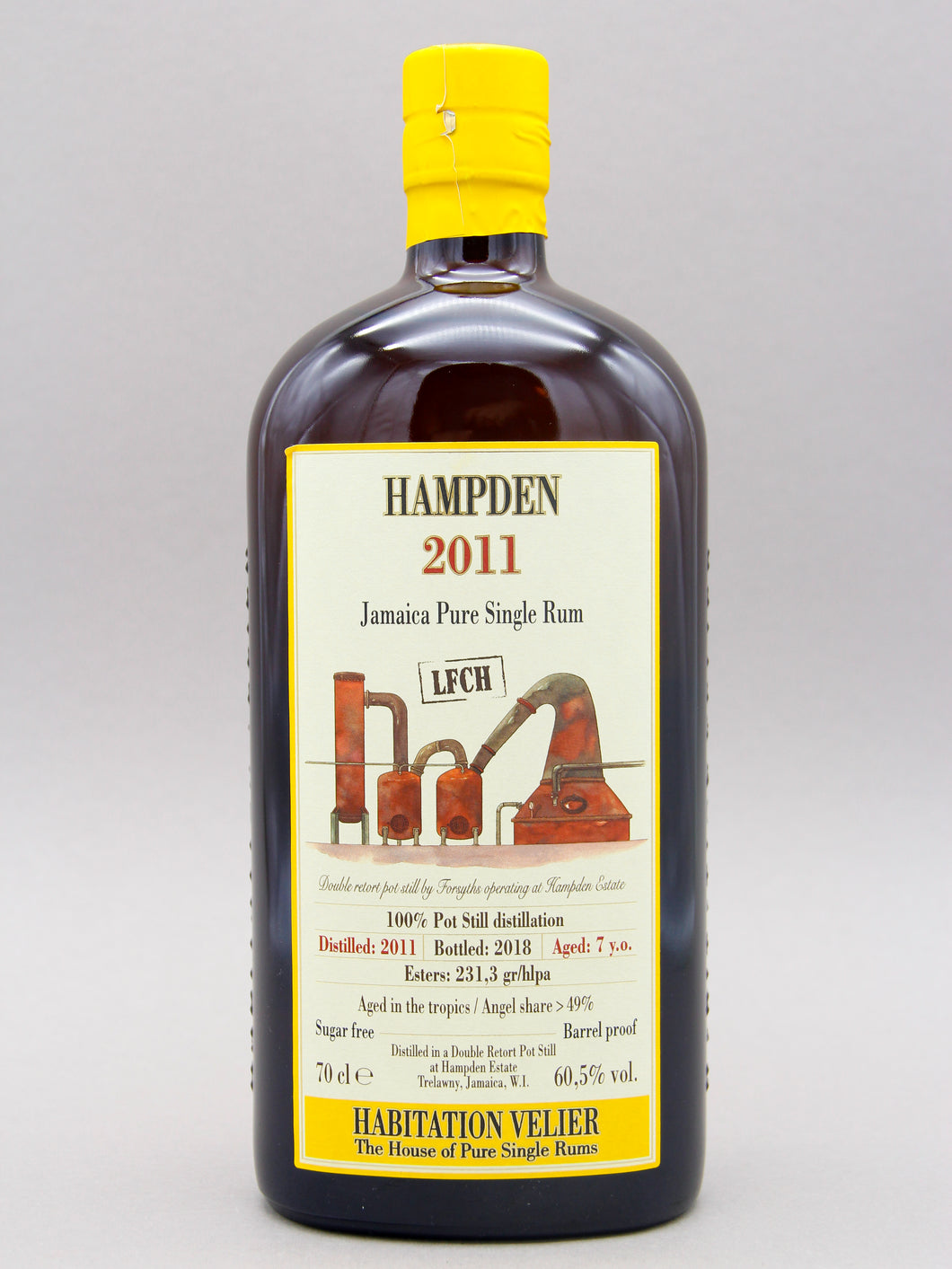 Habitation Velier, Hampden LFCH 7 Years Rum, Jamaica 2011 (60,5%, 70cl)