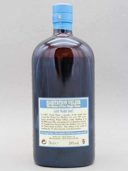 Habitation Velier, Mount Gay, Last Ward, 2007, 10 Years, Barbados Pure Single Rum (59%, 70cl)