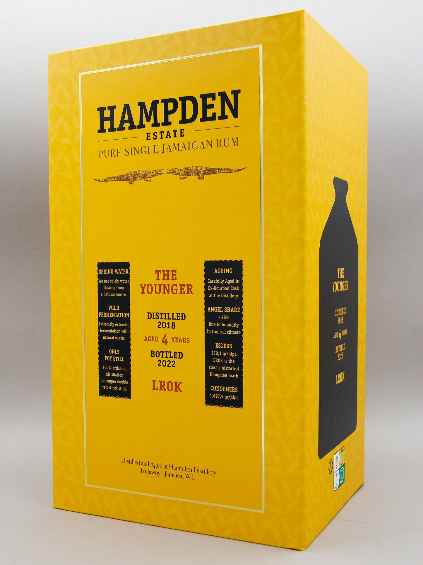 Hampden Estate, The Younger, Aged 4 Years, Jamaica, LROK (47%, 300cl)