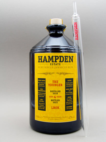 Hampden Estate, The Younger, Aged 4 Years, Jamaica, LROK (47%, 300cl)