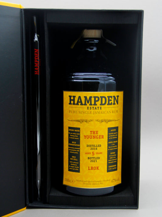 Hampden Estate, The Younger, Aged 5 Years, Jamaica, LROK (47%, 300cl)