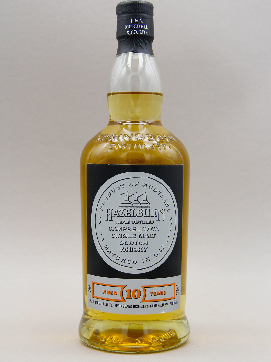 Hazelburn 10 Years, Campbeltown, Single Malt Scotch Whisky (46%, 70cl)