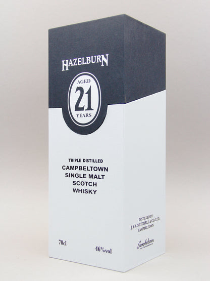 Hazelburn 21 Years, November 2021, Campbeltown Single Malt Scotch Whisky (46%, 70cl)