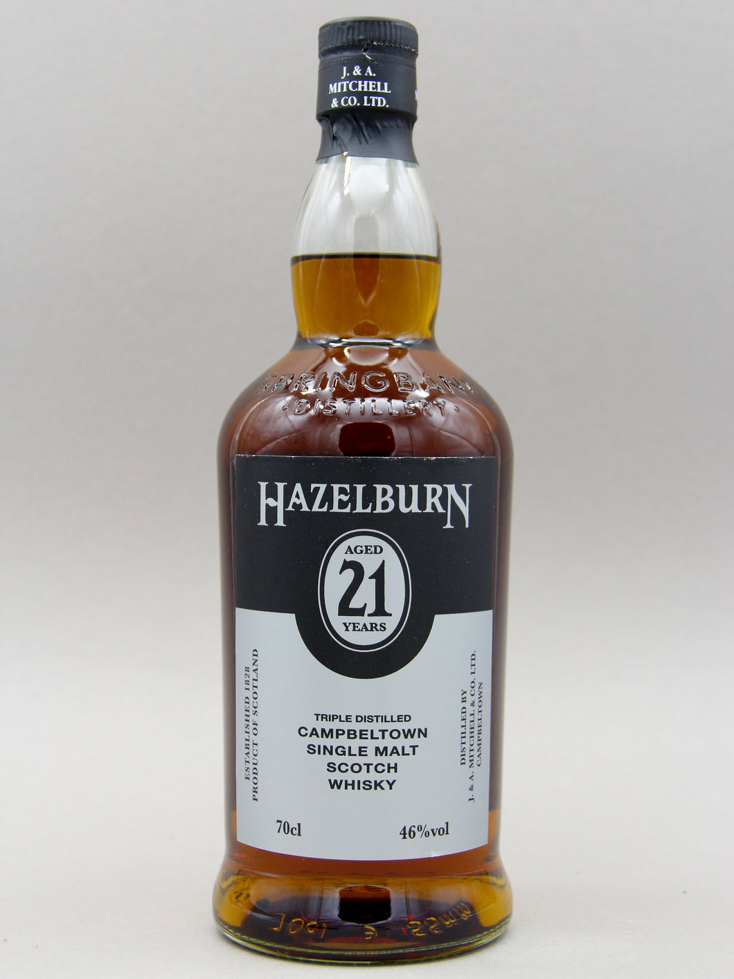 Hazelburn 21 Years, November 2021, Campbeltown Single Malt Scotch Whisky (46%, 70cl)