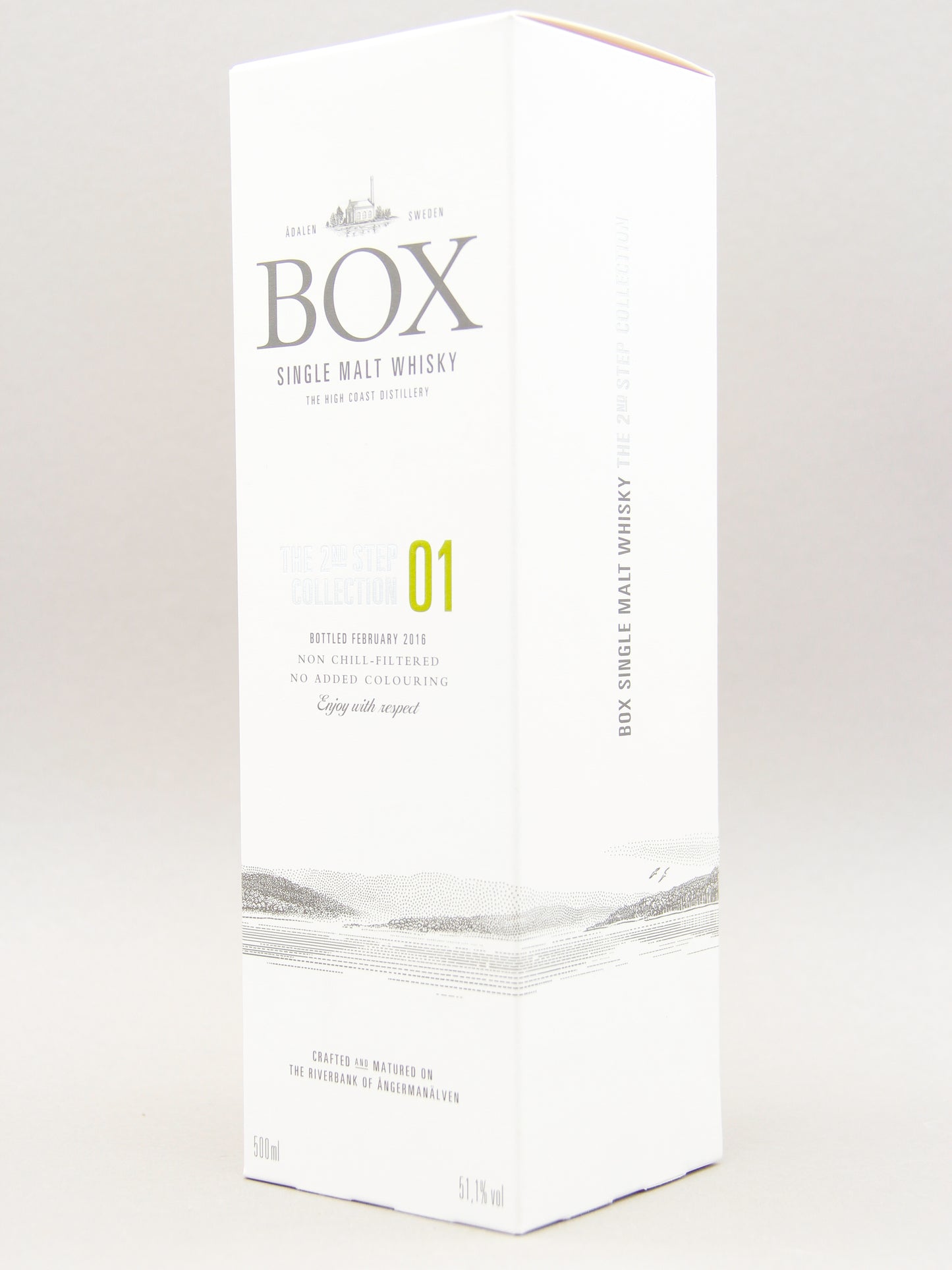 Box Second Step Collection 01, Swedish Whisky (51.1%, 50cl)