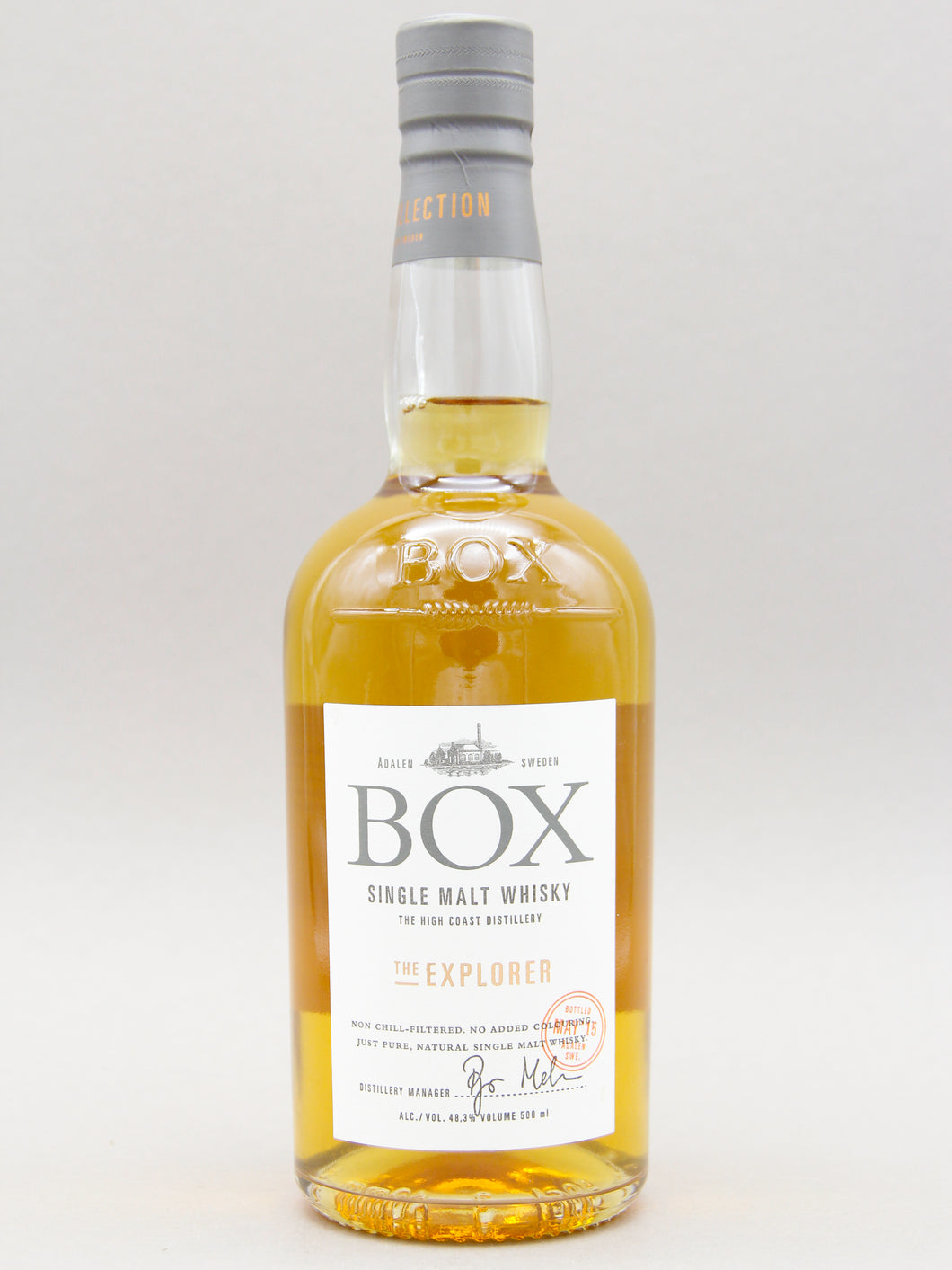 Box The Explorer, Swedish Single Malt Whisky, May 2015 (48.3%, 50cl)