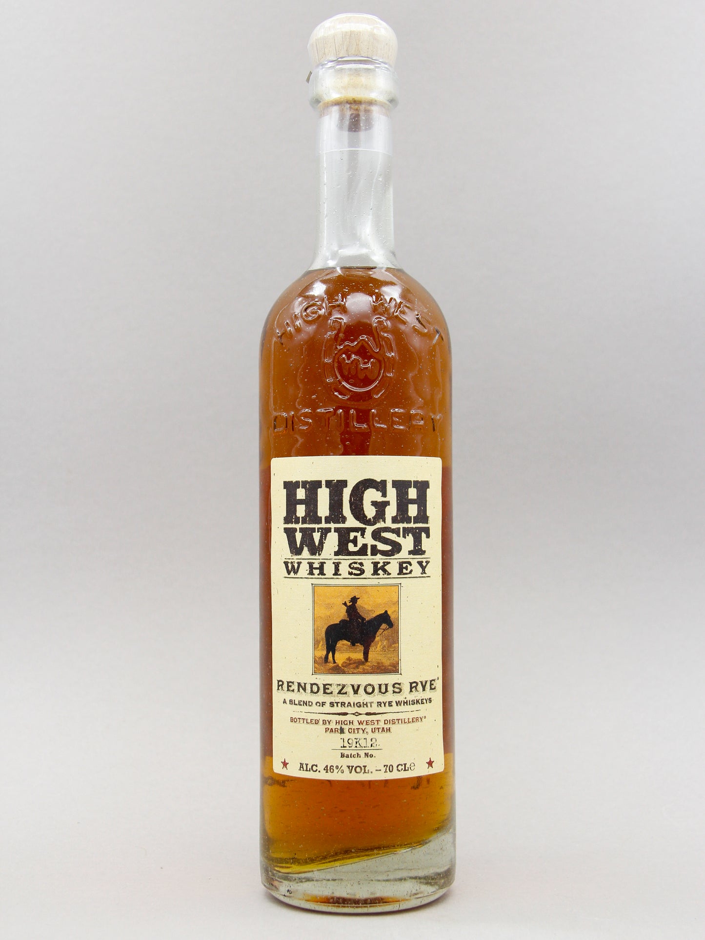 High West, Rendezvous Rye, Batch 19K12, Whiskey (46%, 70cl)