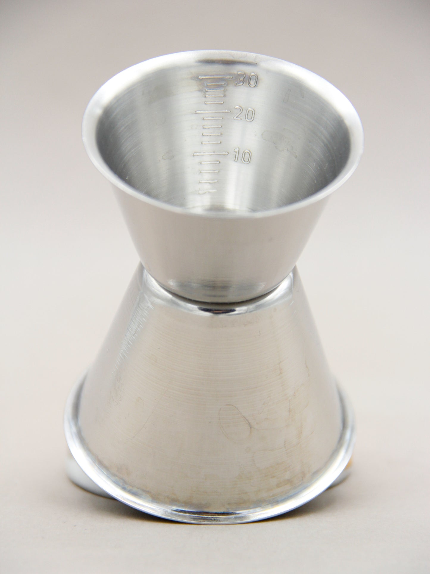 Jigger With Scale, Steel, 3-5cl