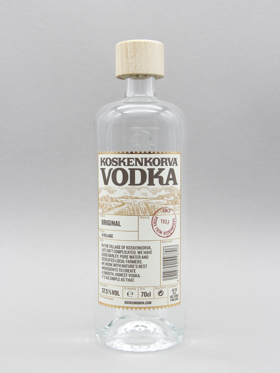 Koskenkorva Vodka, Finland (37,5%, 70cl)