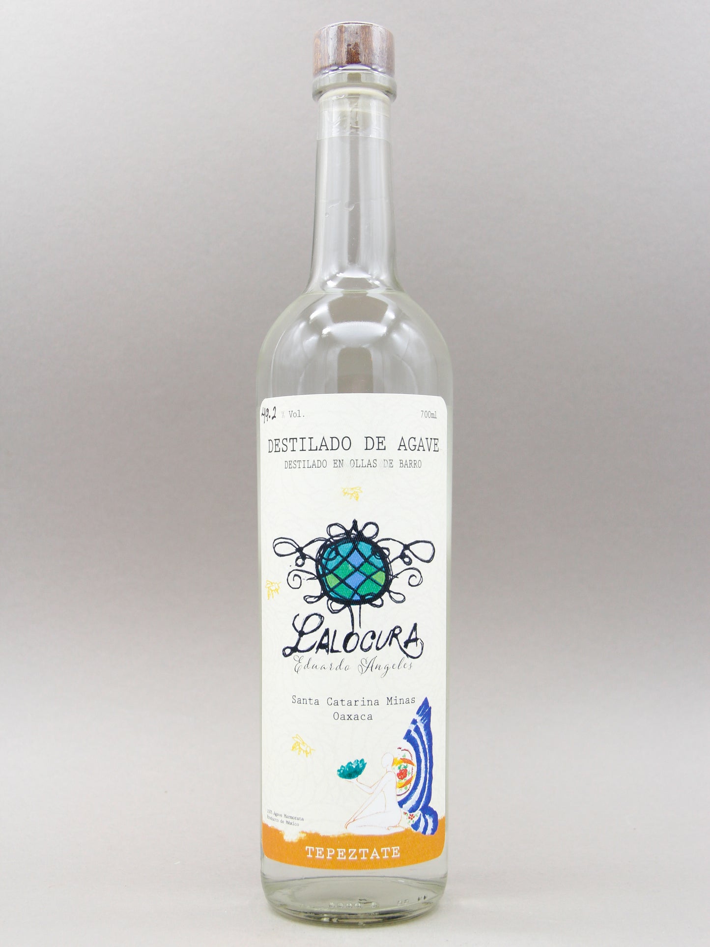 Lalocura, Destilado de agave, Tepeztate 2022 (49.2% 70cl)