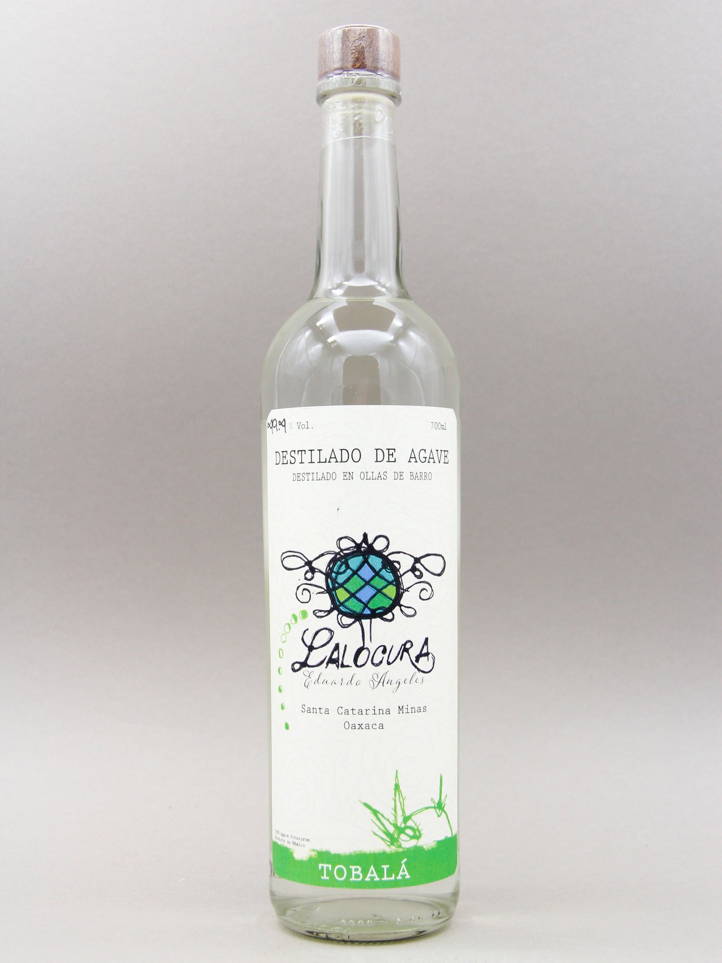 Lalocura, Destilado de agave, Tobalá 2022 (49.9% 70cl)