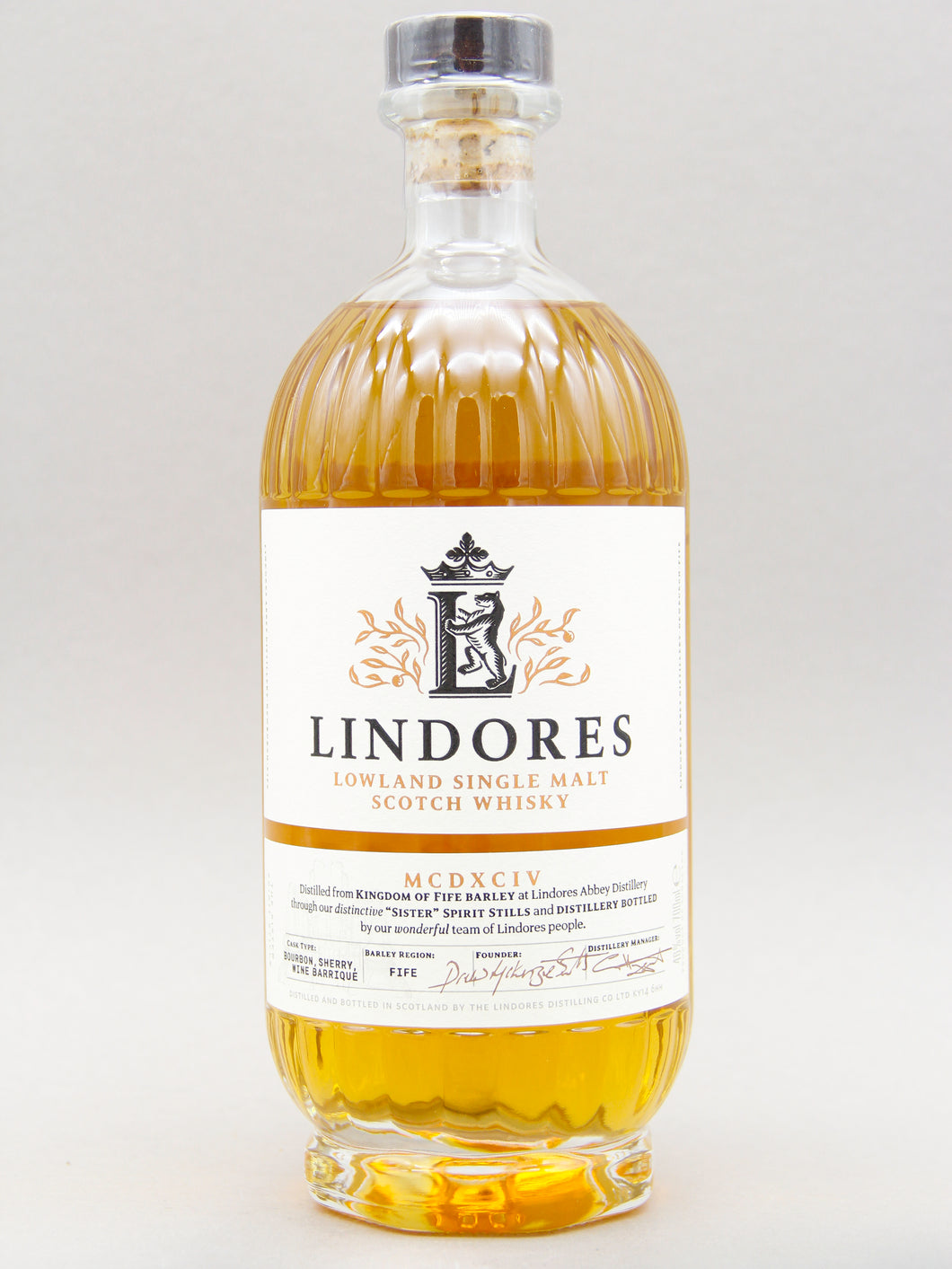 Lindores Abbey, MCDXCIV, Lowland Single Malt Scotch (46%, 70cl)
