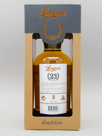 Longrow, 23 Years Old, Cask Strength, February 2022,  Campbeltown Single Malt Scotch Whisky (58.1%, 70cl)