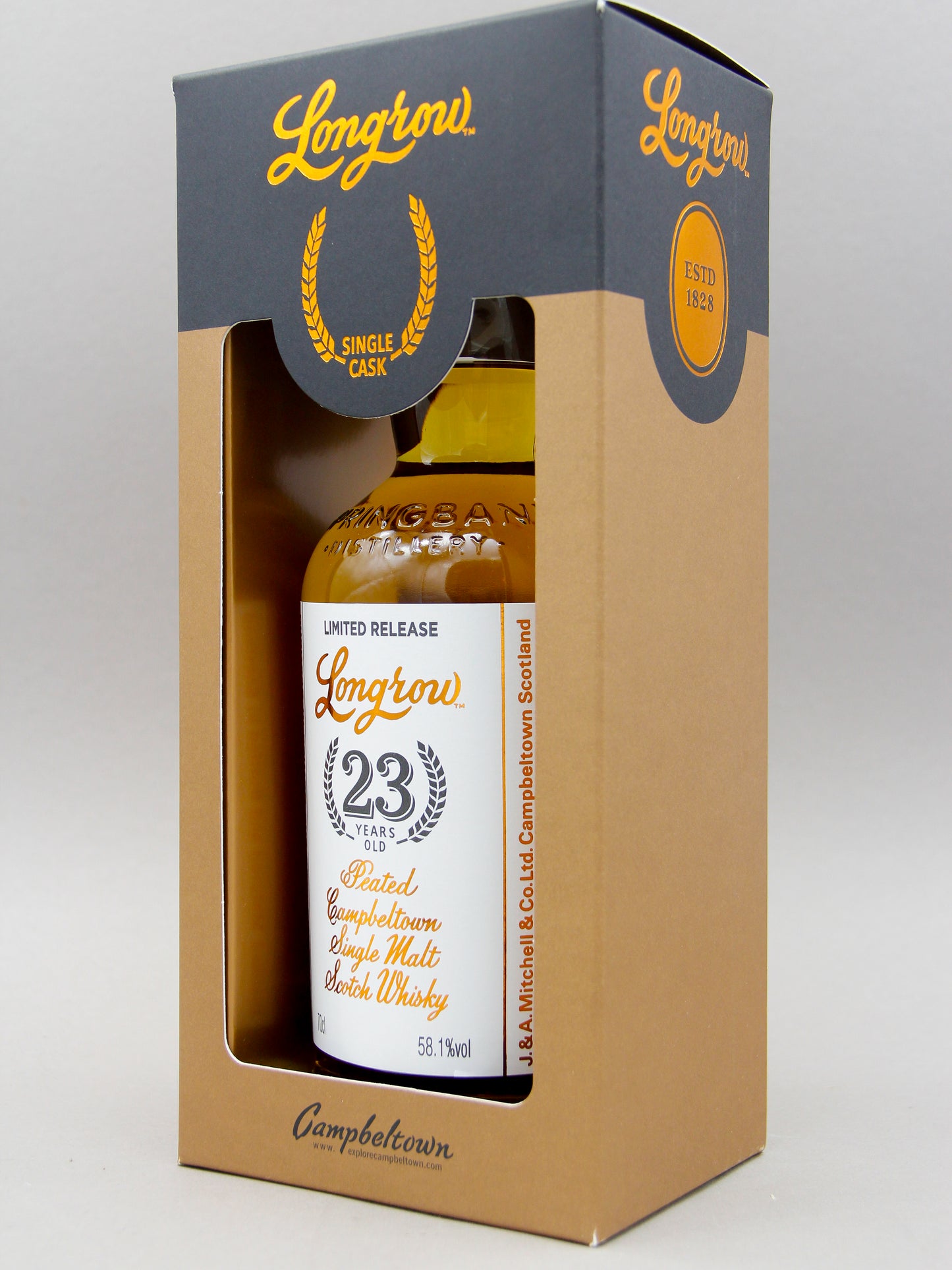 Longrow, 23 Years Old, Cask Strength, February 2022,  Campbeltown Single Malt Scotch Whisky (58.1%, 70cl)