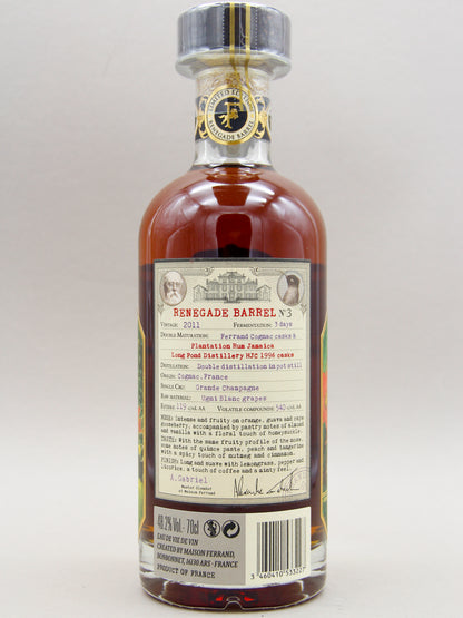 Maison Ferrand, Renegade Barrel No. 3, Eau-de Vie de Vin, France (48.2%, 70cl)